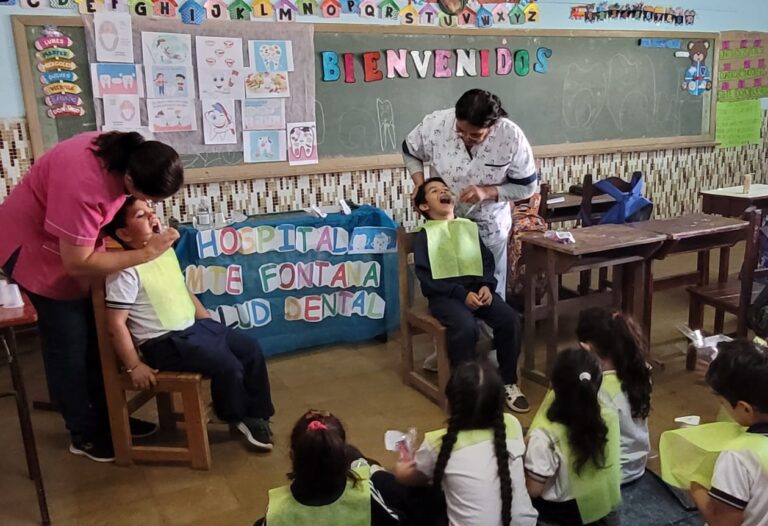 Continúan las charlas para promover el cuidado de la salud bucal en las escuelas primarias