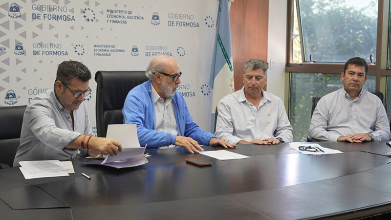 Banco de Formosa firmó convenio junto al Gobierno provincial para dinamizar la economía local