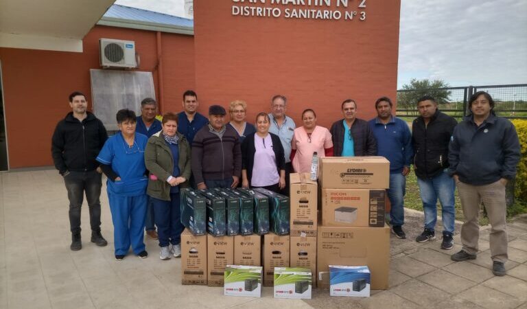 Hospital de San Martín Dos recibió nuevos equipos informáticos