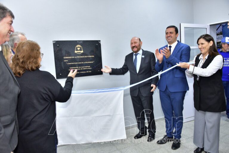 Villa Dos Trece: Insfrán inauguró la nueva Casa de la Solidaridad