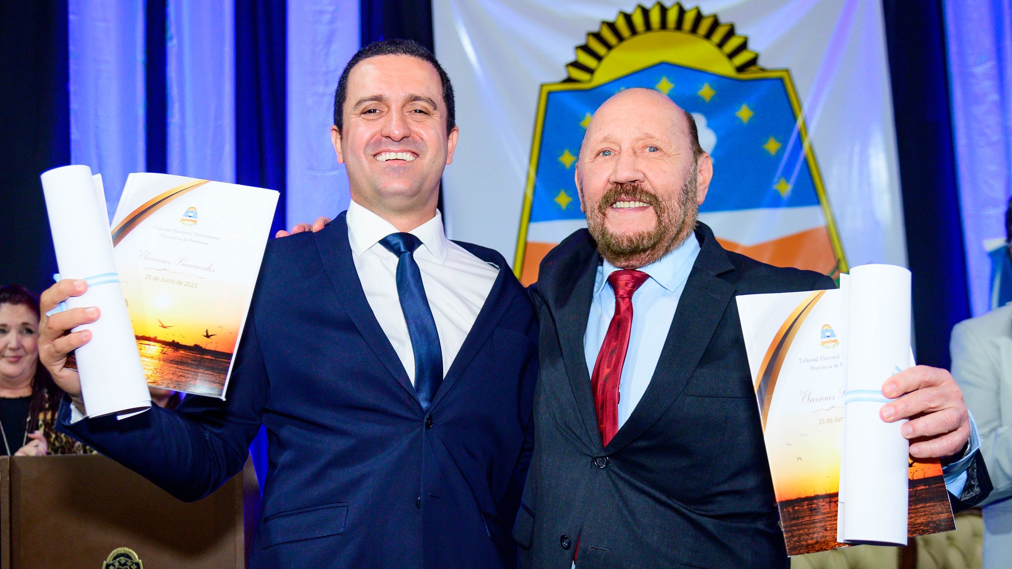 Proclamaron a Gildo Insfrán y a Eber Solís como gobernador y vice para el período 2023-2027