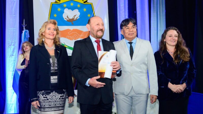 Gildo Insfrán agradeció al pueblo de Formosa