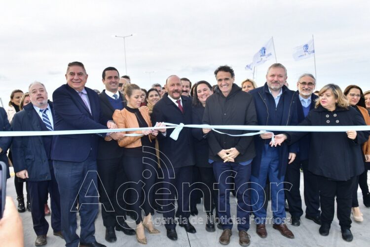 Insfrán y el ministro Katopodis habilitaron el viaducto sobreelevado de Formosa