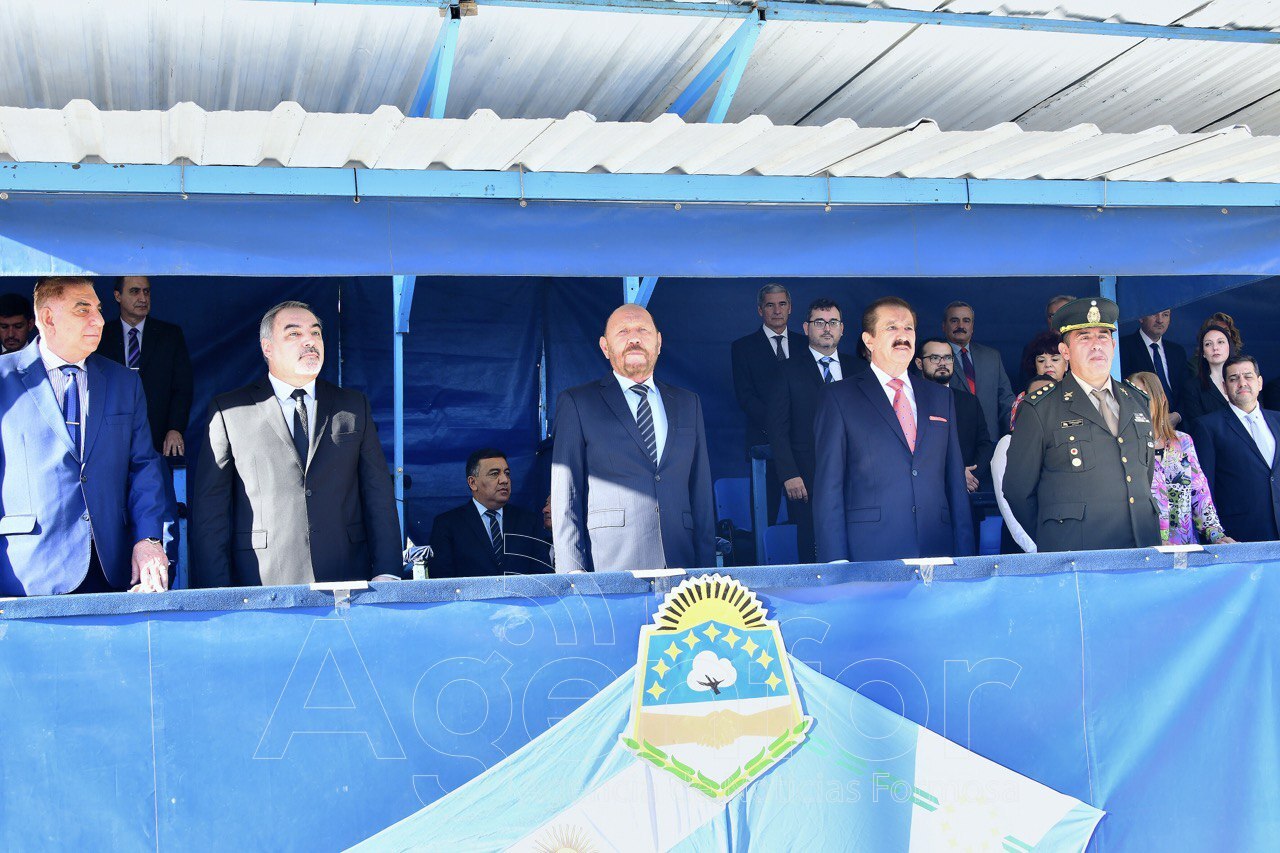 Insfrán presidió el acto por el aniversario del fallecimiento de San Martín