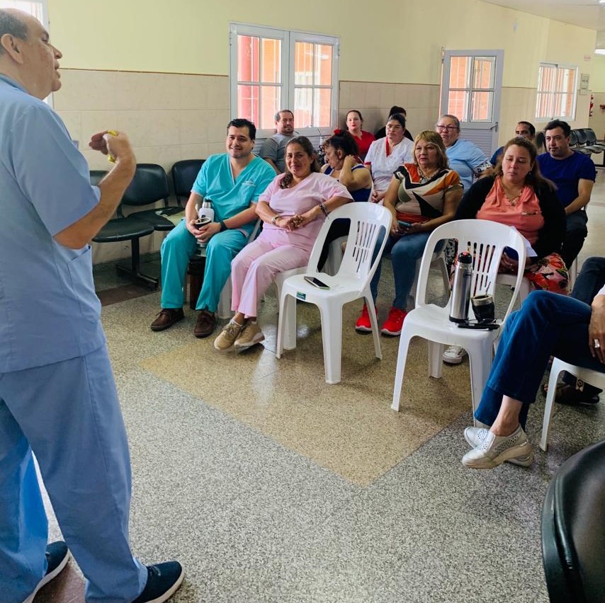 Una capacitación sobre tuberculosis se desarrolló en el centro de salud Juan Domingo Perón
