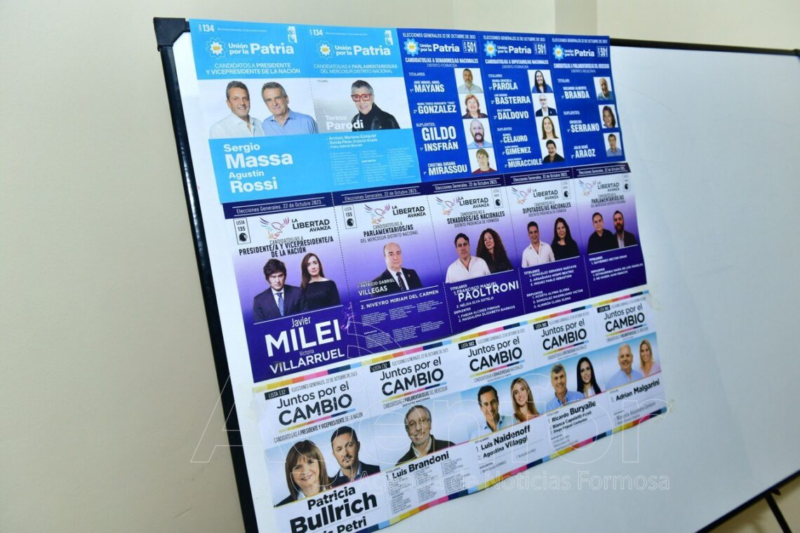 La Junta Electoral oficializó las boletas para las elecciones generales
