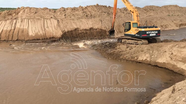 Río Pilcomayo: Ingresan aguas a territorio argentino merced a obras ejecutadas