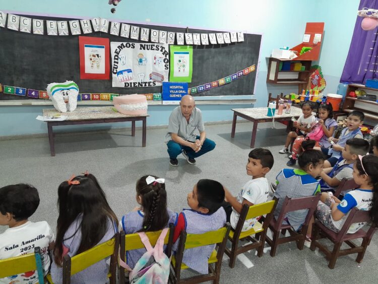 Jardineritos de General Güemes reforzaron su aprendizaje para cuidar la salud bucodental