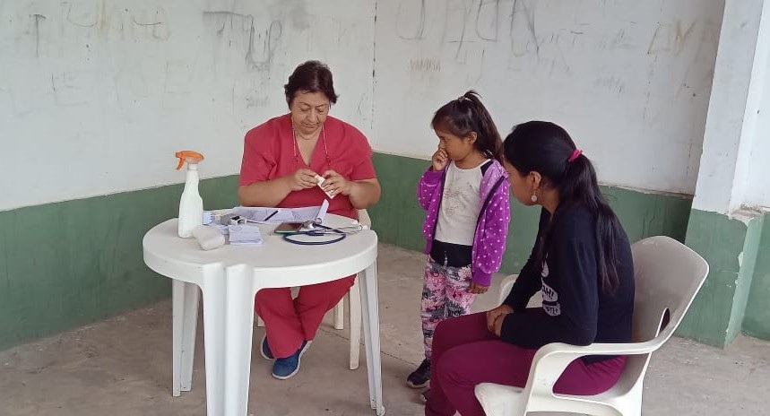 Completos servicios de salud para los vecinos de Colonia Muñiz