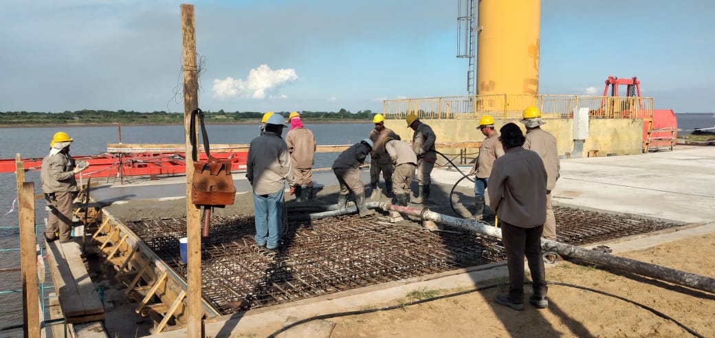 La obra del Puerto Nuevo de Formosa se encuentra en la última etapa