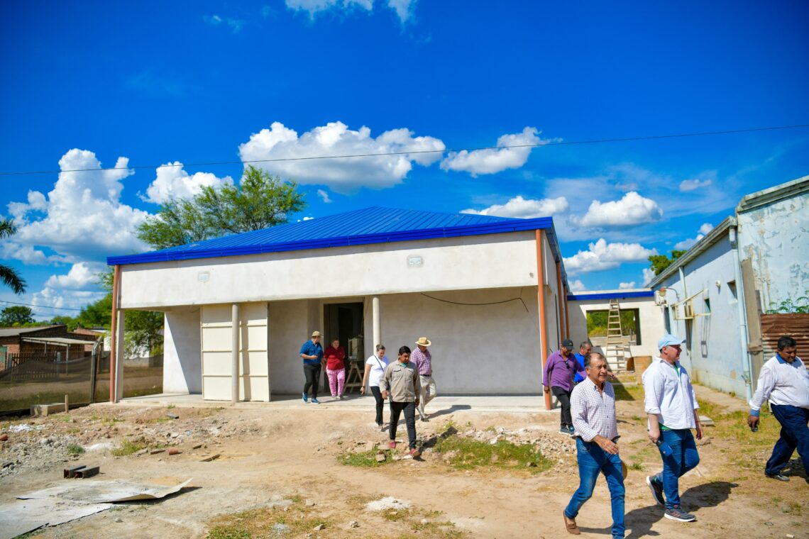 Villa General Güemes: Bordón indicó que la construcción del nuevo hospital tiene un avance que ronda el 80%