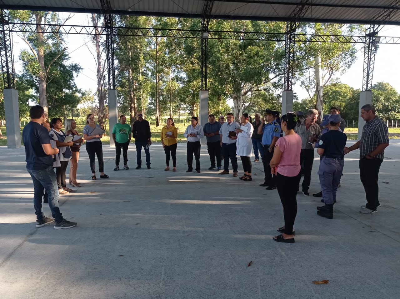 Más “techos azules”: Inspeccionan nuevas obras educativas próximas a ser inauguradas