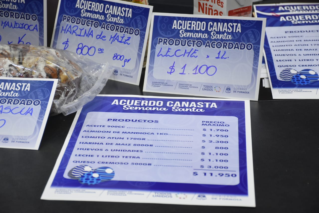 El Gobierno provincial presentó el Acuerdo de la “Canasta de Semana Santa”