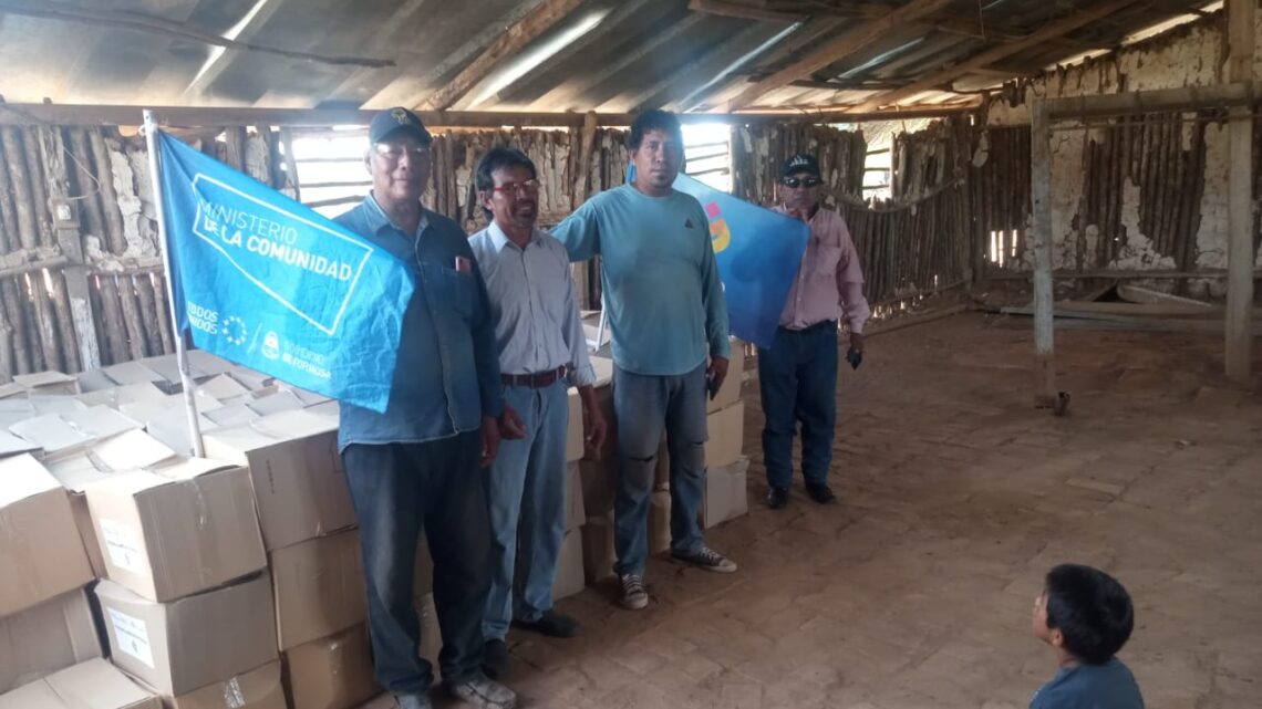 El Gobierno provincial entregó más de 3100 cajas alimentarias a comunidades aborígenes del oeste formoseño
