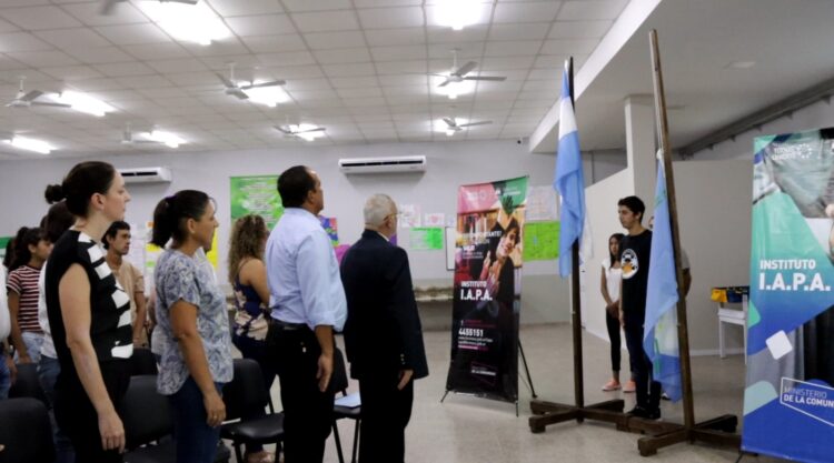 Inauguración del ciclo lectivo en la Residencia Terapéutica Evita