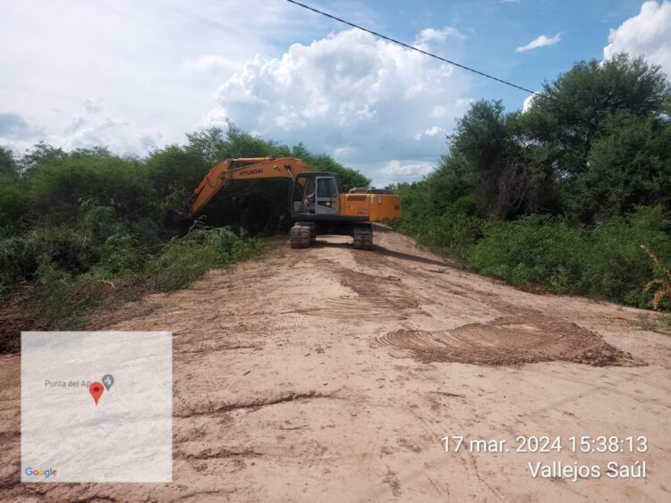 Caffa explicó el trabajo que la DPV lleva adelante por las crecidas del río Pilcomayo y el Bañado La Estrella