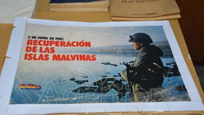 El Archivo Histórico Provincial presentó una muestra de fotografías inéditas de la Guerra de Malvinas