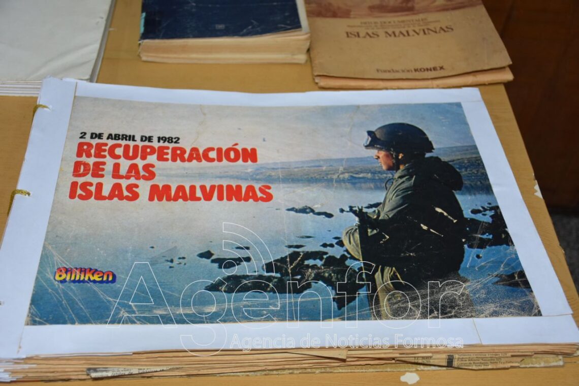 El Archivo Histórico Provincial presentó una muestra de fotografías inéditas de la Guerra de Malvinas