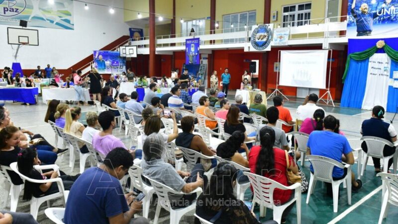 El Polideportivo La Paz fue sede de una jornada de reflexión sobre la Guerra de Malvinas