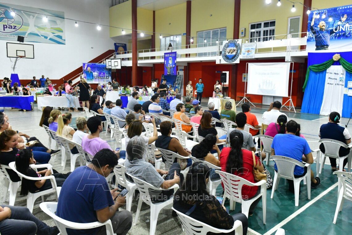 El Polideportivo La Paz fue sede de una jornada de reflexión sobre la Guerra de Malvinas