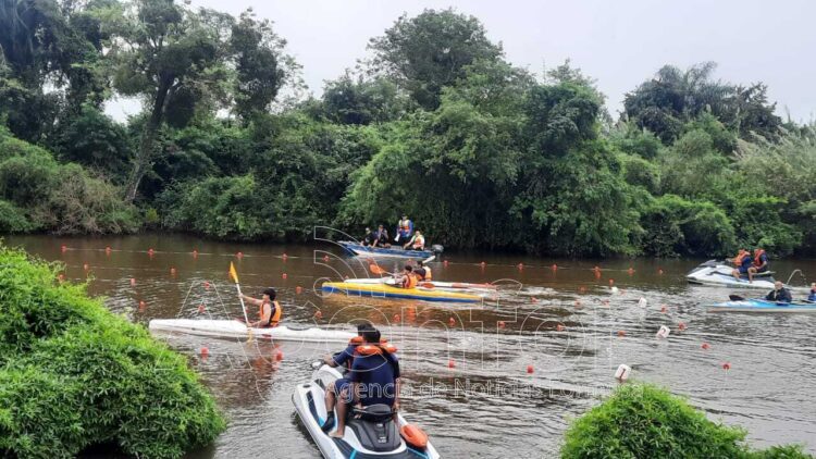 Fue un éxito la primera competencia de kayaks en aguas de El Porteño