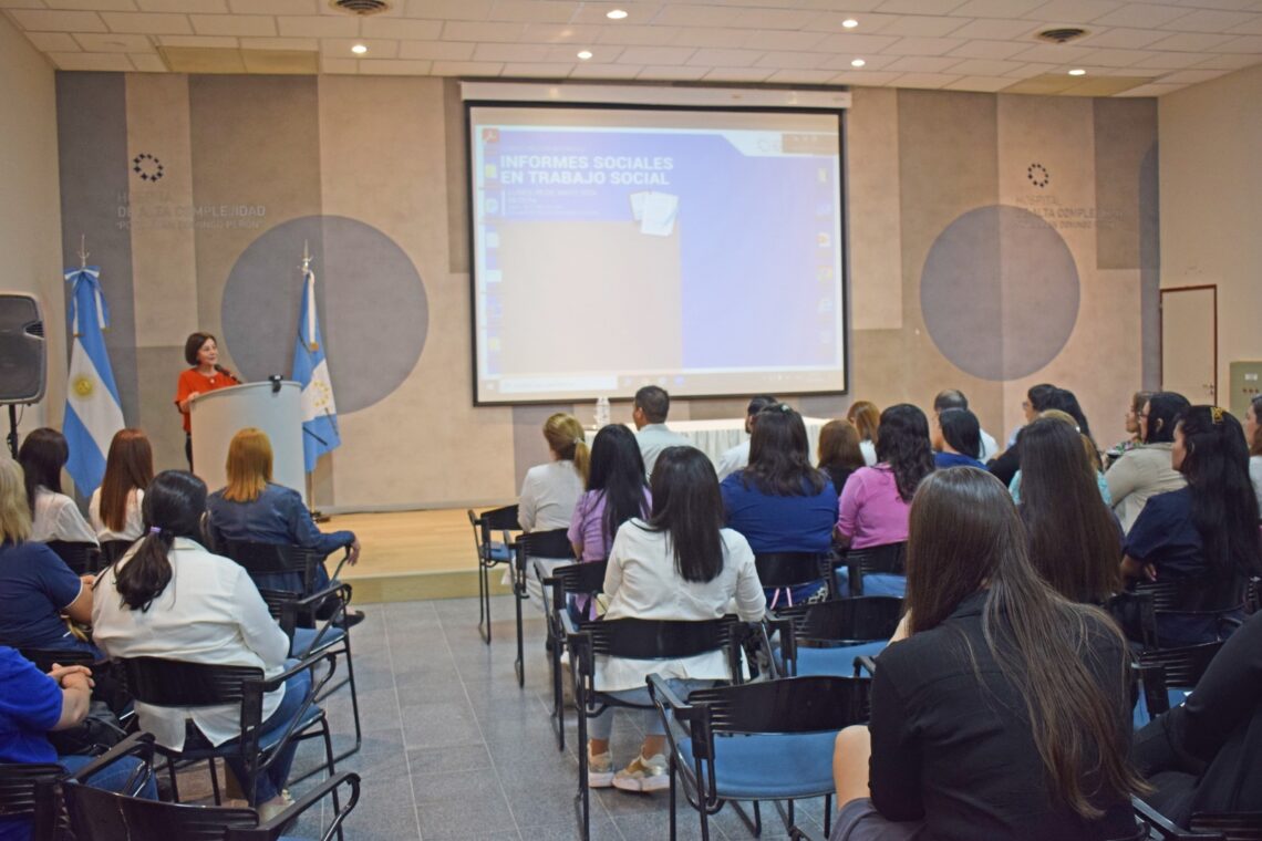 Profesionales de Trabajo Social de toda la red provincial participaron del Taller Intensivo de Informes Sociales