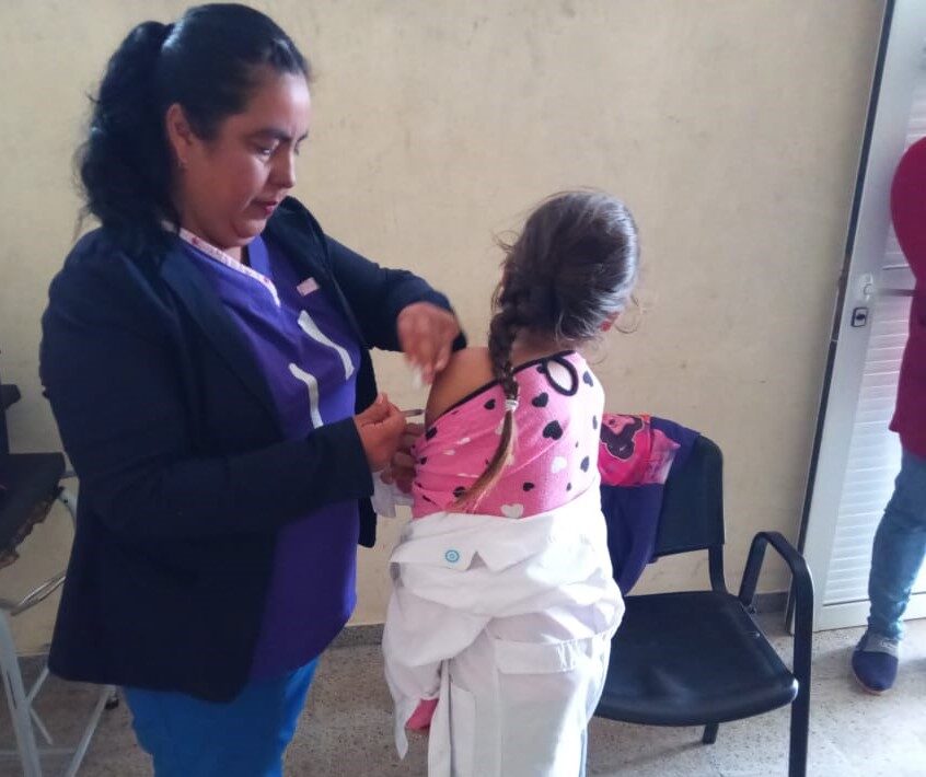 Amplia jornada de vacunación en Colonia Dalmacia