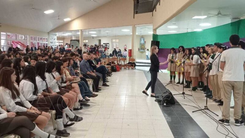 Los Encuentros Corales 2024 del Nivel Secundario continuaron en el colegio “Raúl Scalabrini Ortíz”