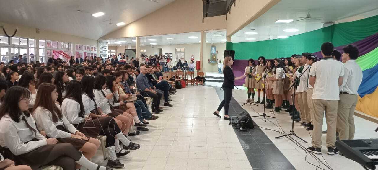 Los Encuentros Corales 2024 del Nivel Secundario continuaron en el colegio “Raúl Scalabrini Ortíz”