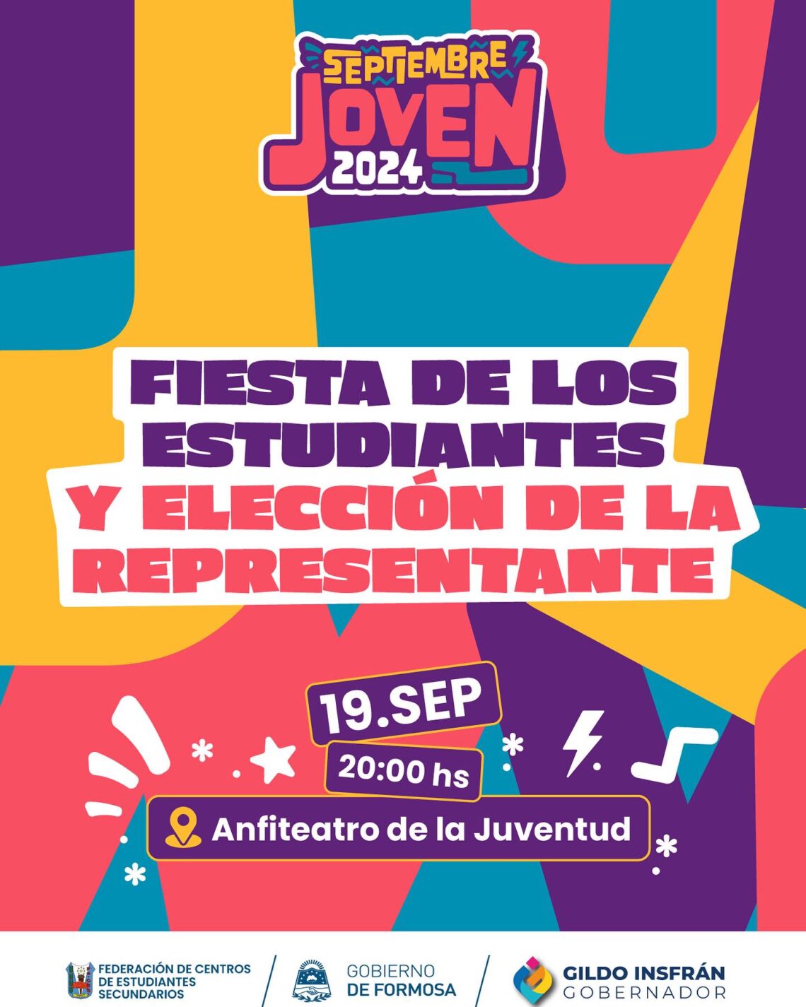 Este jueves, Fiesta de los Estudiantes y elección de la representante en el Anfiteatro