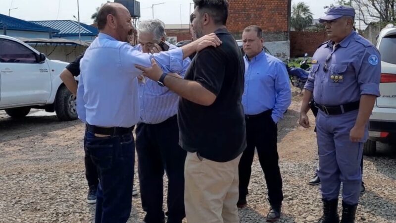 El gobernador Insfrán acompañó la despedida a Manuel Celauro en Clorinda