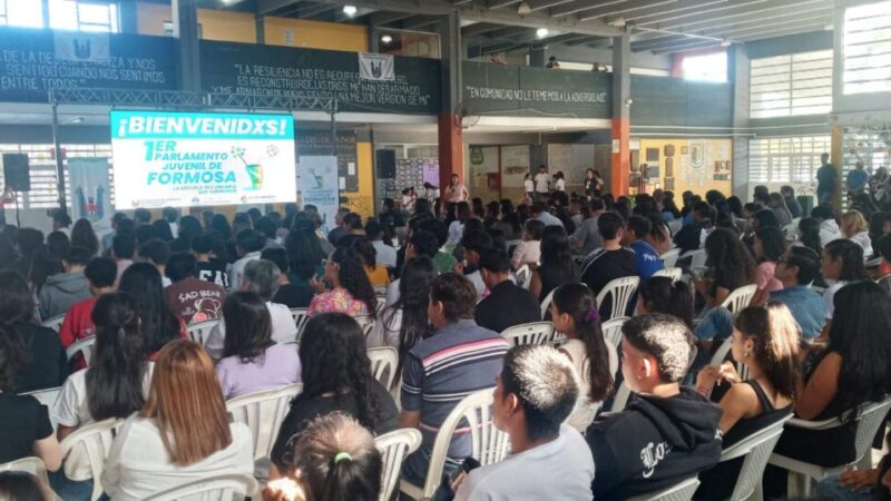 La FeCES desarrolló el 1º Parlamento Juvenil de Formosa
