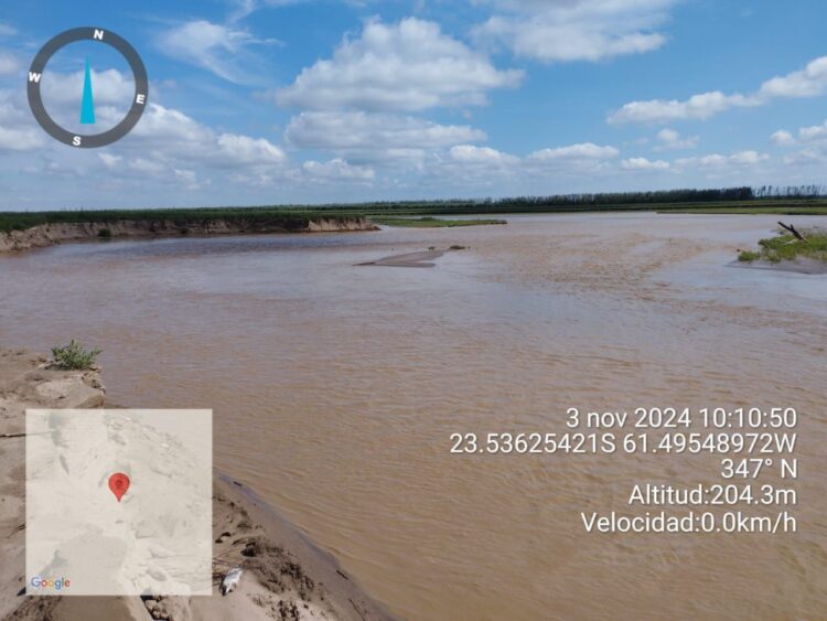 El río Pilcomayo abastece de agua a unos 250 mil habitantes en suelo formoseño