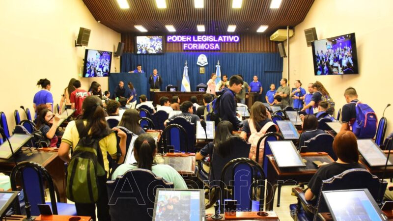 Estudiantes del Departamento Laishí visitaron la ciudad capital
