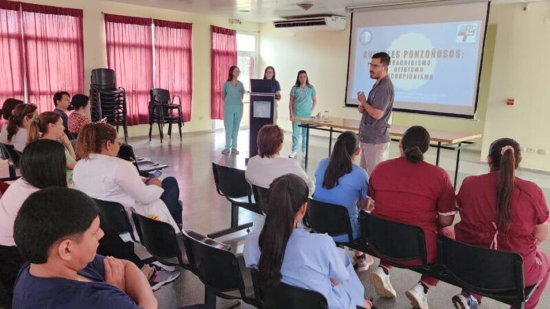 El Hospital Distrital de Las Lomitas brindó una nueva capacitación sobre picaduras y mordeduras de animales ponzoñosos