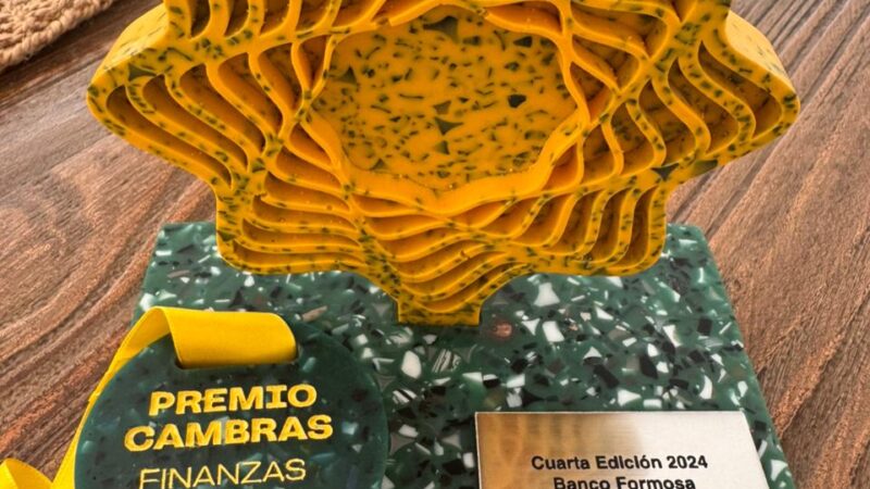 Banco Formosa recibió el Premio Cambras por el desarrollo de la Línea de Créditos “Lideresas”