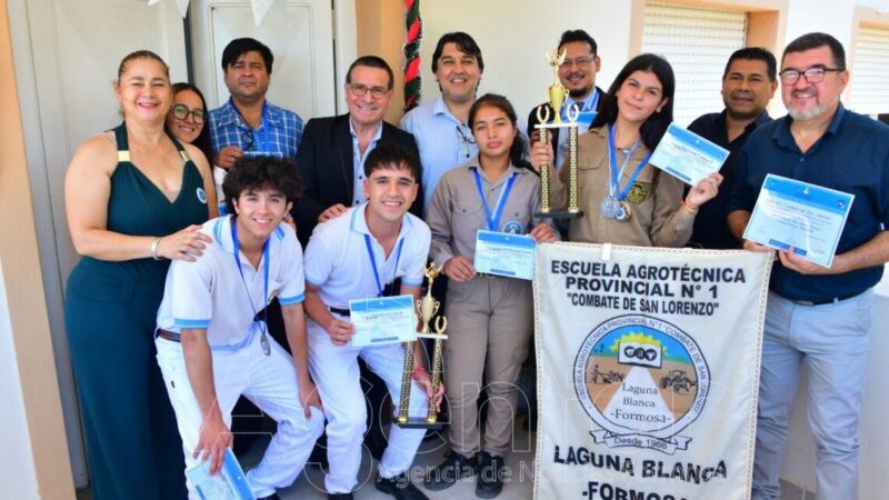 Educación distinguió a alumnos de escuelas técnicas por trabajos presentados en la instancia nacional de Feria de Ciencias