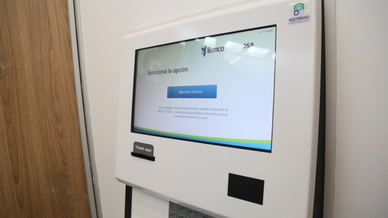 Banco Formosa amplía las opciones para depósitos: terminales disponibles 24/7 con acreditación inmediata