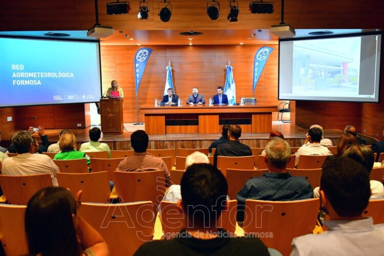 Presentaron la Red Agrometeorológica Formosa