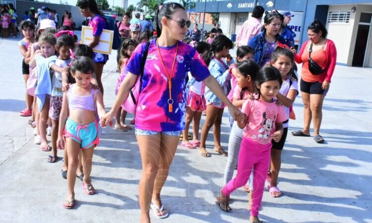Todo listo para empezar las colonias de vacaciones y las clases de aquagym