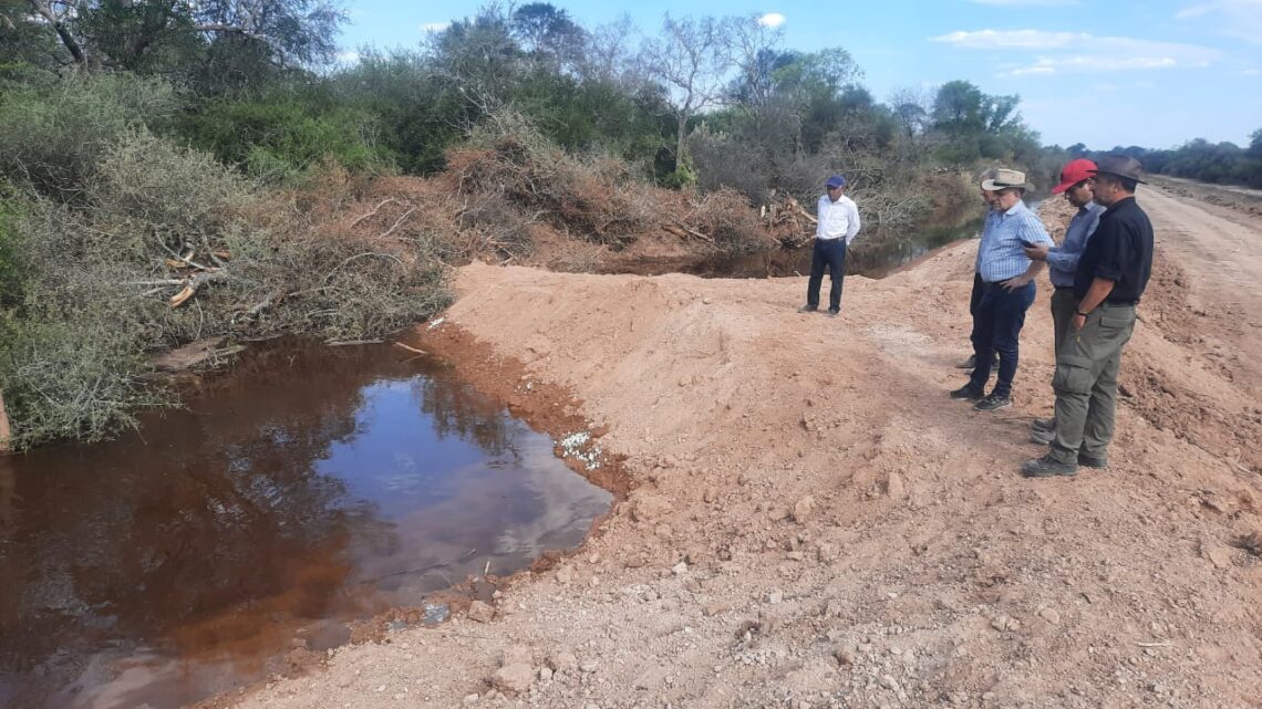 Comisión técnica del Gobierno de Formosa recorrió obras de mitigación de crecida del río Pilcomayo