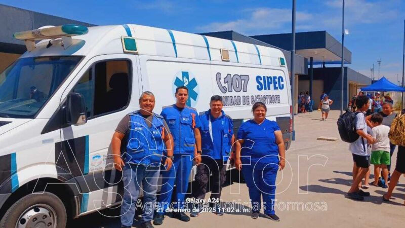 El SIPEC realizó 35 atenciones en el Parque Acuático desde el inicio del año
