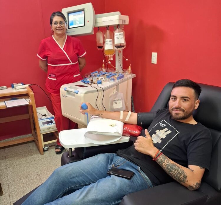 Se realizó la segunda jornada del año de donación de plaquetas por aféresis en el Hospital Distrital de Las Lomitas