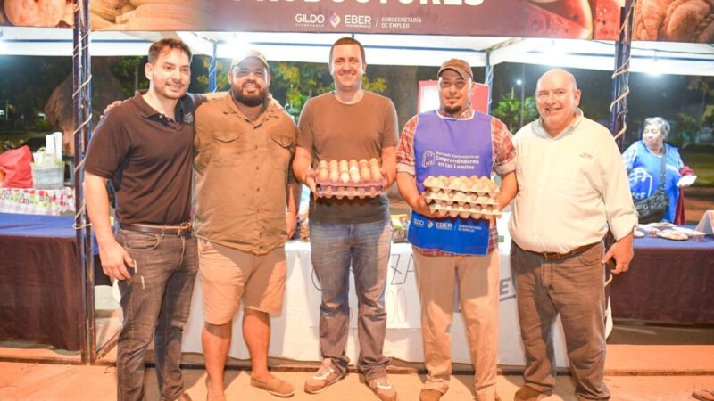 Puntapié inicial del Mercado Comunitario de Emprendedores en Las Lomitas