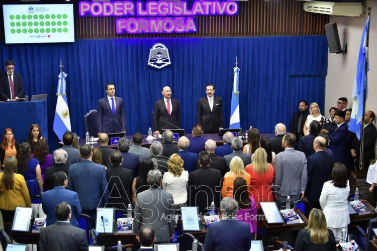 El gobernador Insfrán inaugurará el 52° período de sesiones de la Legislatura Provincial