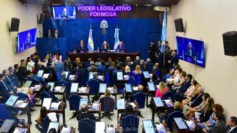 El gobernador Insfrán abrió las sesiones ordinarias de la Legislatura