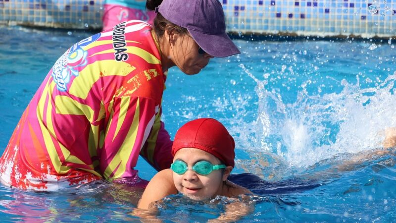 Pileta libre, aquagym y clases de natación en el Parque Acuático “17 de Octubre”