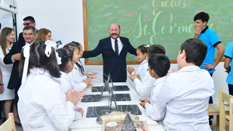 Comunidad de Lucero Cué agradecida con el gobernador Insfrán por las nuevas infraestructuras escolares