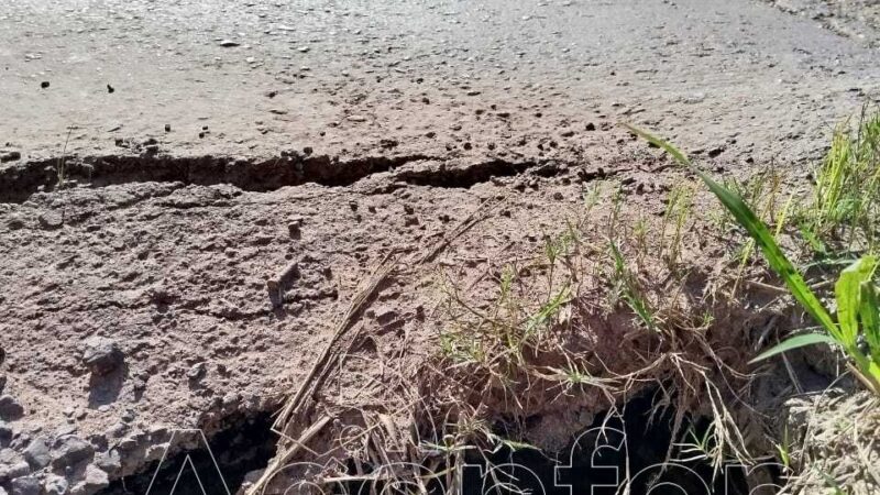 Vialidad Provincial advirtió por la falta de mantenimiento de la RN N° 11 en el tramo del puente Blanco