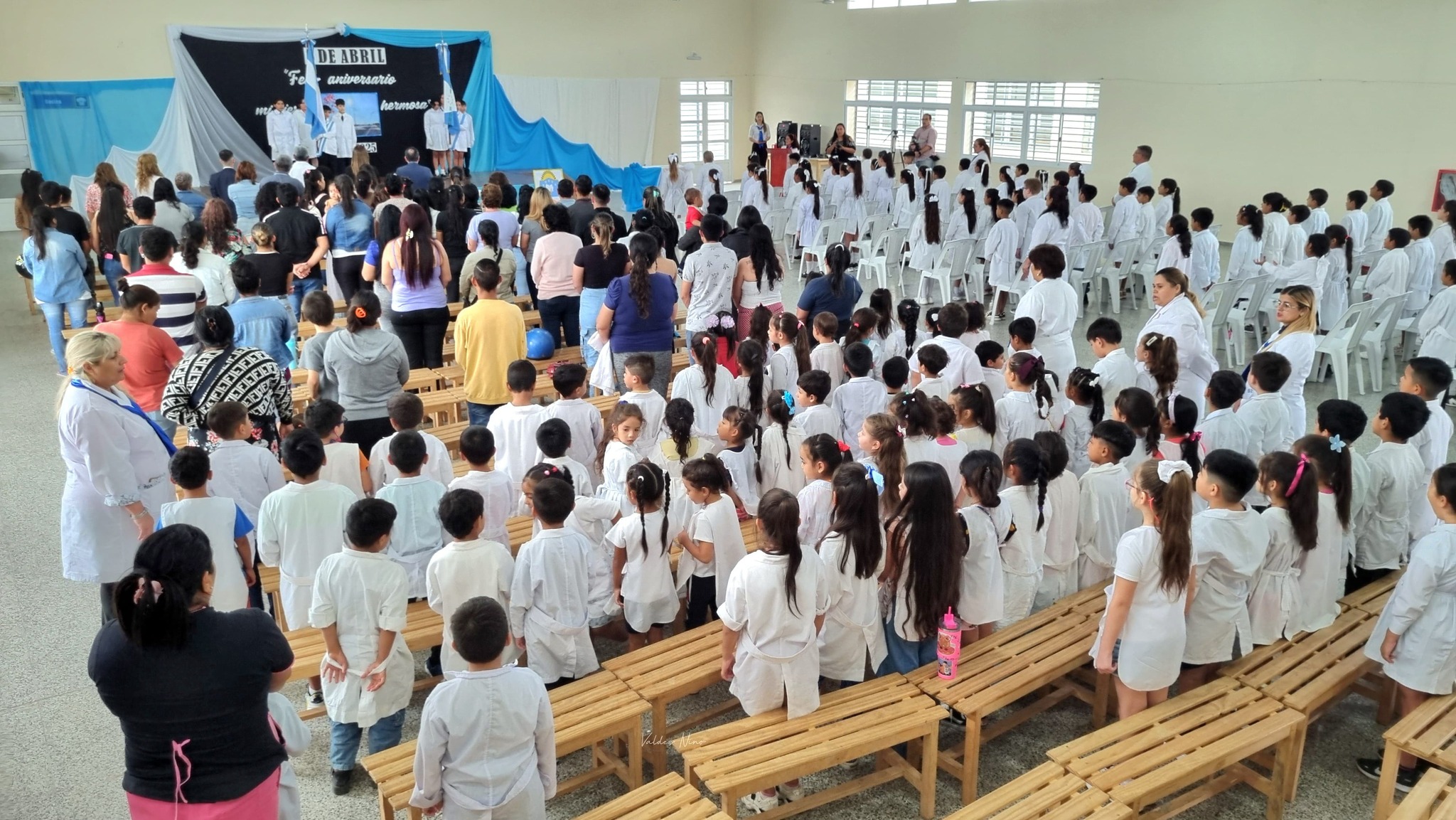 Estudiantes del cuarto año prometieron lealtad a la Bandera de Formosa
